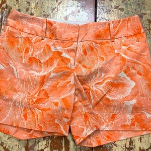NWT Limited Drew Fit size 6 shorts orange print